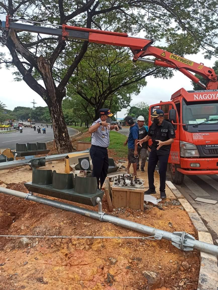 Dishub Batam Pasang Traffic Light Di Sagulung Dan Batuaji KEPRI