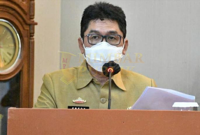 Pjs. Bupati Lamtim Sampaikan RAPBD Tahun 2021 di Rapat Paripurna DPRD