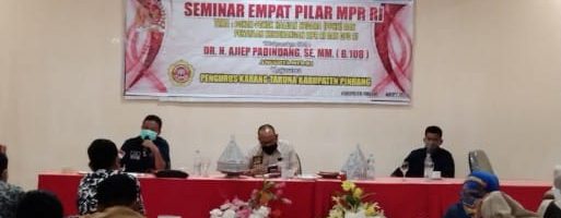 Seminar Empat Pilar MPR RI di SMK Neg 2 Pinrang Bersama Karang Taruna Pinrang