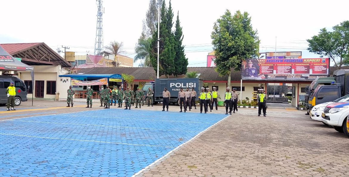 Polri dan TNI Patroli Gabungan Skala Besar Amankan Ibadah Kamis Putih di Kabupaten Karo