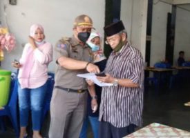 Satpol PP menjalankan tugas perintah oleh Bupati