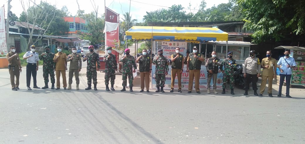 TNI AL Kembali Kirimkan Prajuritnya dalam Pengamanan PPKM di Batam