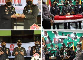 Kalpolres kediri Kota bersama bersama jajaran TNI Brigif 16/Wira Yudha