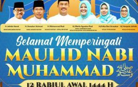 Rudi dan Amsakar Sampaikan Selamat Memperingati Maulid Nabi Muhammad SAW