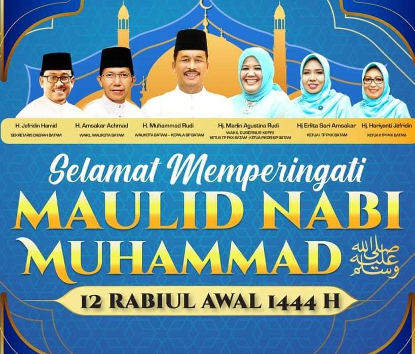 Rudi dan Amsakar Sampaikan Selamat Memperingati Maulid Nabi Muhammad SAW