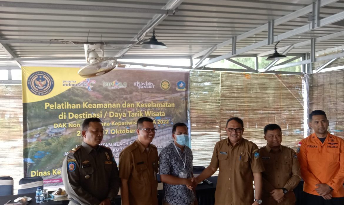 Pemkab Bintan Fokus Beri Pelatihan Keamanan dan Keselamatan Pada Objek Wisata