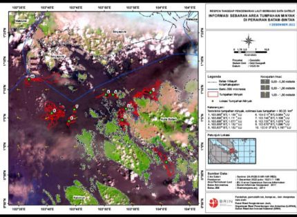 Bakamla Serahkan Data Satelit ke KLHK soal Tumpahan Oli Kotor di Laut Batam