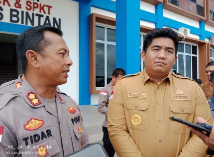 Bupati Bintan Serah Terima Gedung Satuan Penyelenggara Administrasi SIM ke Polres Bintan