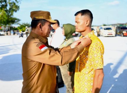 Gubernur Ansar Pimpin Apel Siaga Satpol PP Tingkat Provinsi Kepri