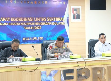 Polda Kepri Gelar Rakor Lintas Sektoral Jelang Operasi Ketupat Seligi 2023