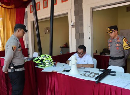 Tim Wasops Ketupat Seligi Polda Kepri Kunjungi Polres Bintan