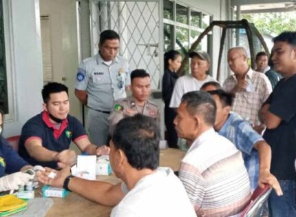 Tingkatkan Sinergitas, Jasa Raharja Kepri Kembali Adakan Pemeriksaan Kesehatan Bersama Operator PT Nusa Jaya Indofast