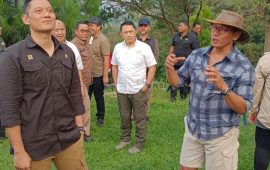 Menteri ATR/BPN Agus Harimurti Terkesan Dengan Pemandangan Alam di Hopeland Camp