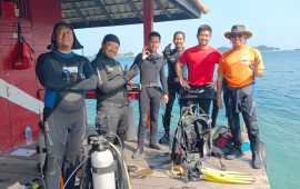 Tiga Penyelam DMC Dompet Dhuafa Lulus Kualifikasi Rescue dan Master Scuba Diving