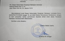 Surat AHU PWI Diblokir, Hendry Ch. Bangun Tidak Punya Legal Standing