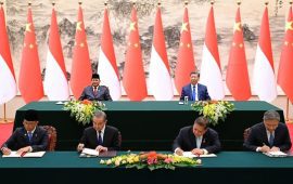 Presiden Prabowo dan Xi Jinping Menyaksikan MoU Tingkat Menteri