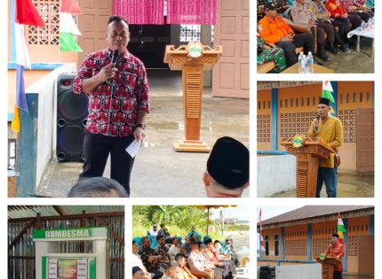 Bupati Lingga Muhammad Nizar Resmikan BumDesma Selayar Maju Sejahtera